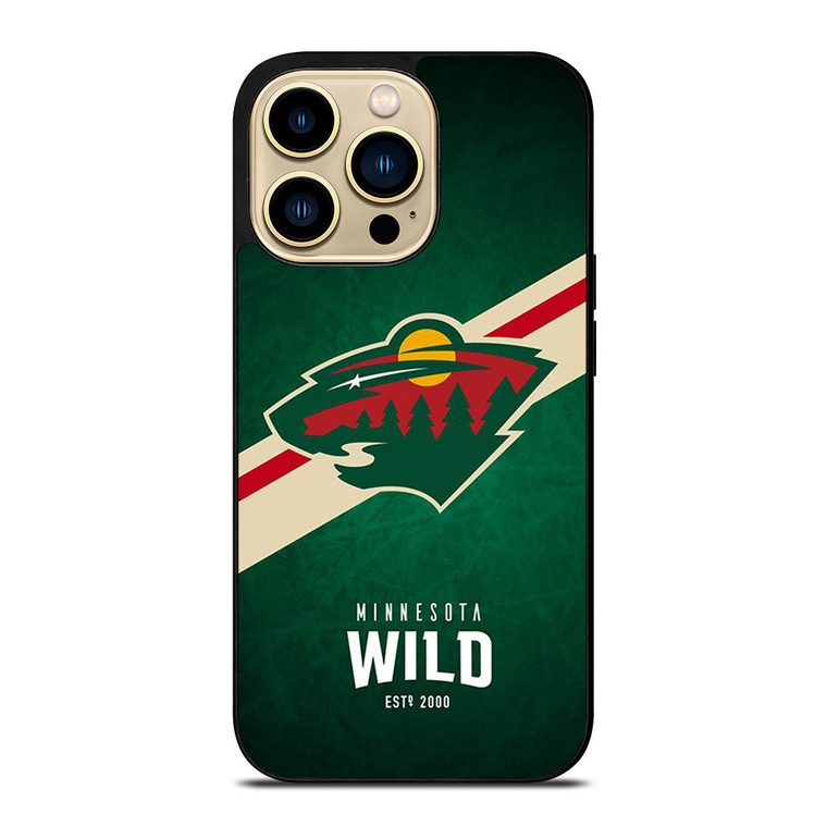 MINNESOTA WILD LOGO iPhone 14 Pro Max Case