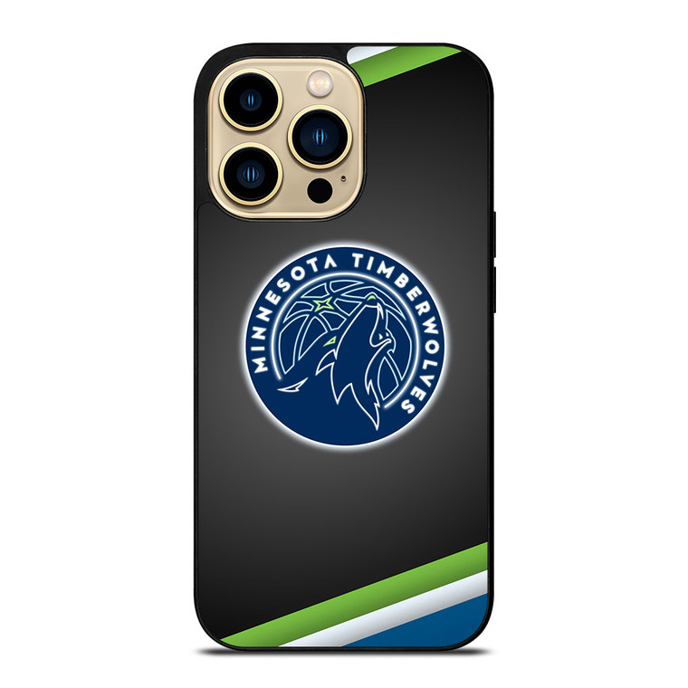 MINNESOTA TIMBERWOLVES LOGO 2 iPhone 14 Pro Max Case