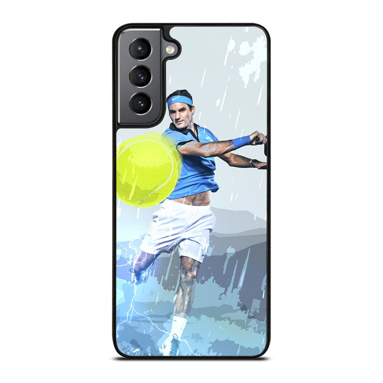 ROGER FEDERER SMASH YOU Samsung Galaxy S21 Plus Case