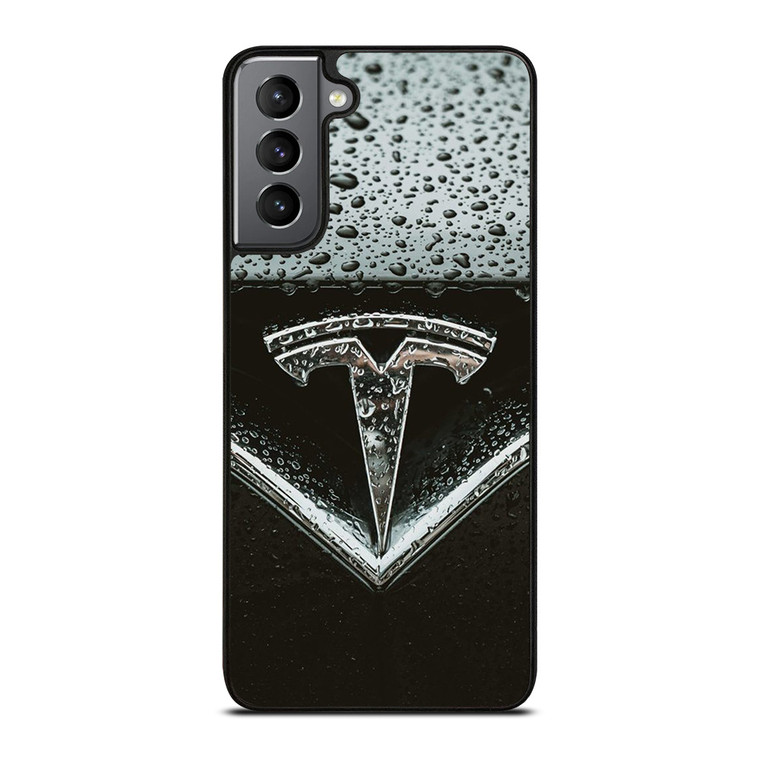 TESLA CAR LOGO 3 Samsung Galaxy S21 Plus Case
