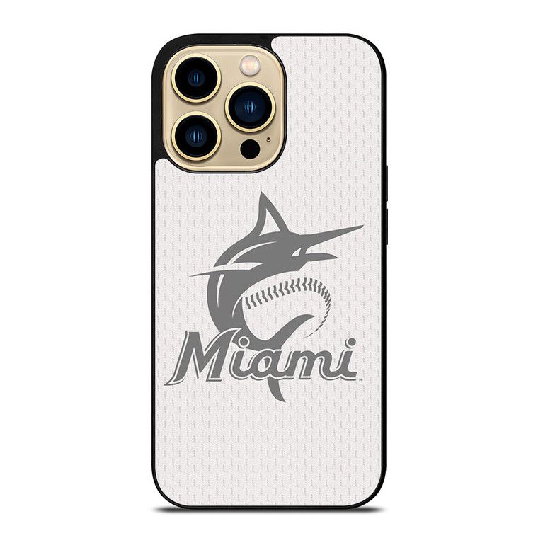MIAMI MARLINS MLB LOGO 2 iPhone 14 Pro Max Case