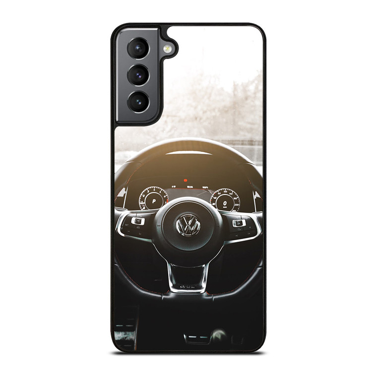 VW VOLKSWAGEN STEERING WHEEL Samsung Galaxy S21 Plus Case