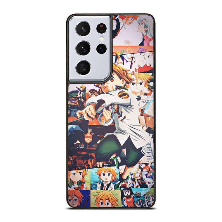 7 DEADLY SINS MELIODAS COLLAGE 2 Samsung Galaxy S21 Ultra Case