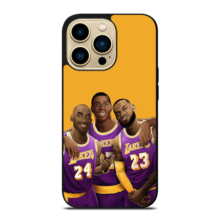 LOS ANGELES LAKERS PLAYERS iPhone 14 Pro Max Case