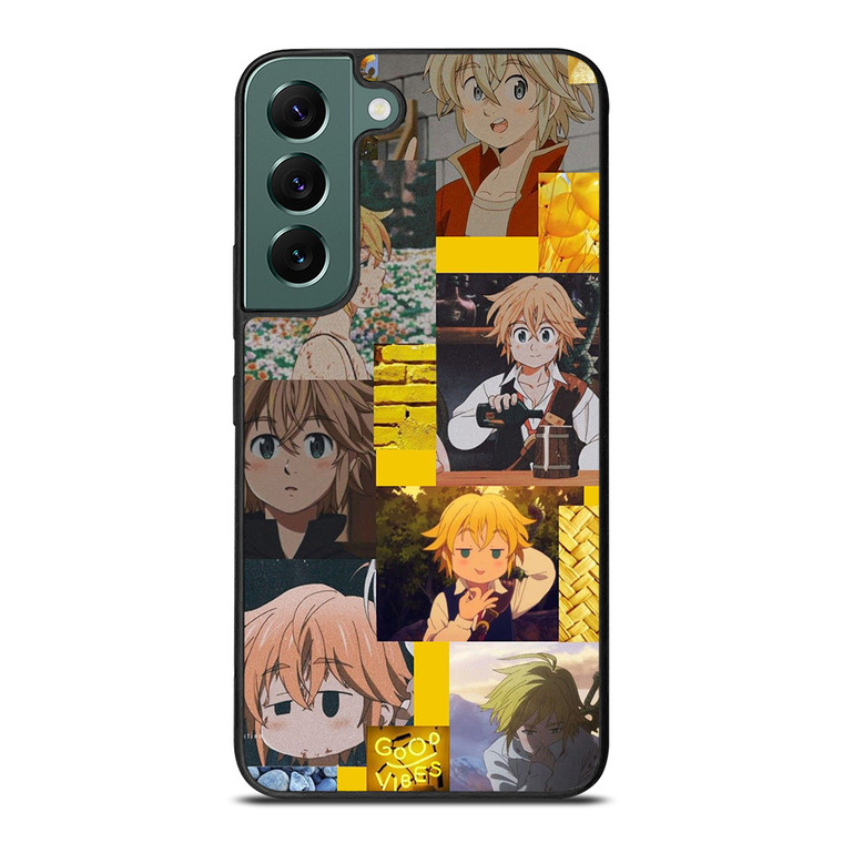 7 DEADLY SINS MELIODAS COLLAGE Samsung Galaxy S22 Case