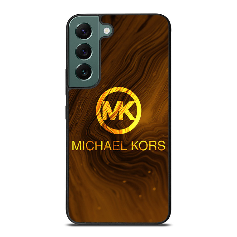 MICHAEL KORS LOGO GOLD Samsung Galaxy S22 Case