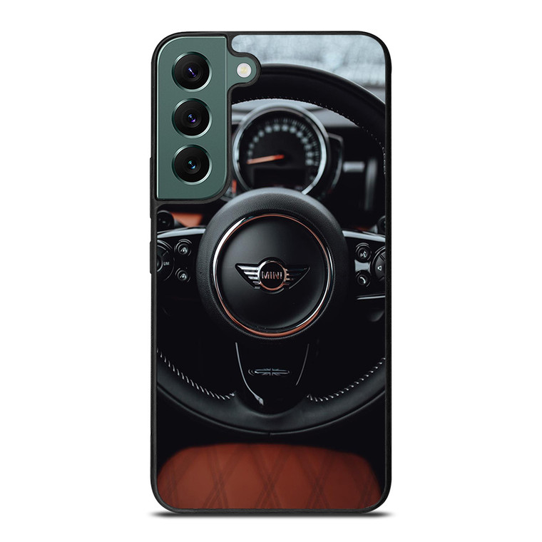 MINI COOPER STEERING WHEEL Samsung Galaxy S22 Case