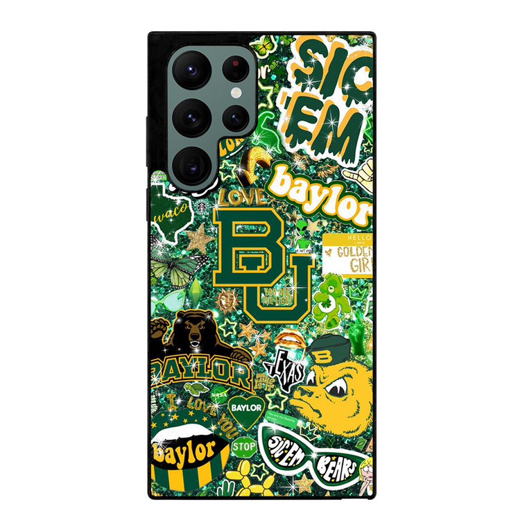 BAYLOR BEARS UNIVERSITY COLLAGE Samsung Galaxy S22 Ultra Case