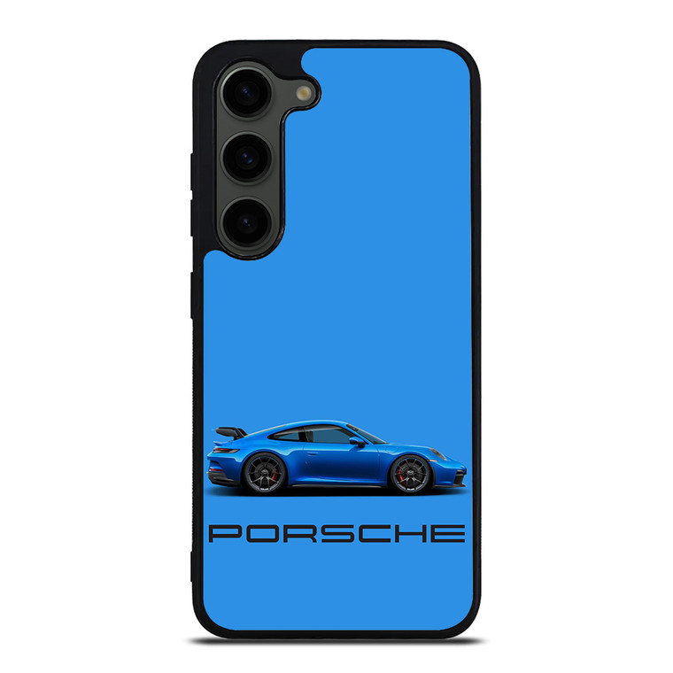 PORSCHE CAR BLUE Samsung Galaxy S23 Plus Case