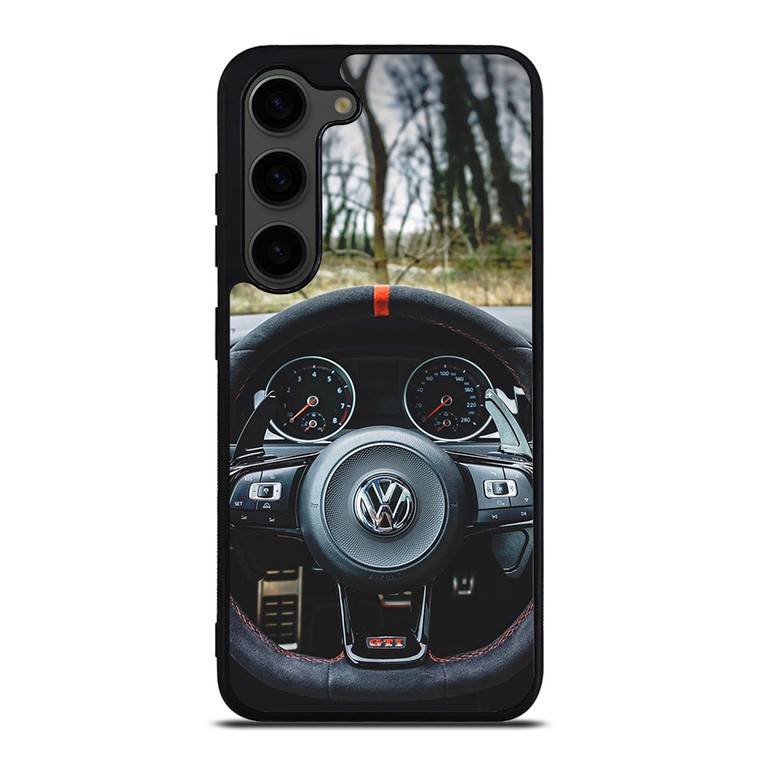 VW VOLKSWAGEN STEERING WHEEL 2 Samsung Galaxy S23 Plus Case