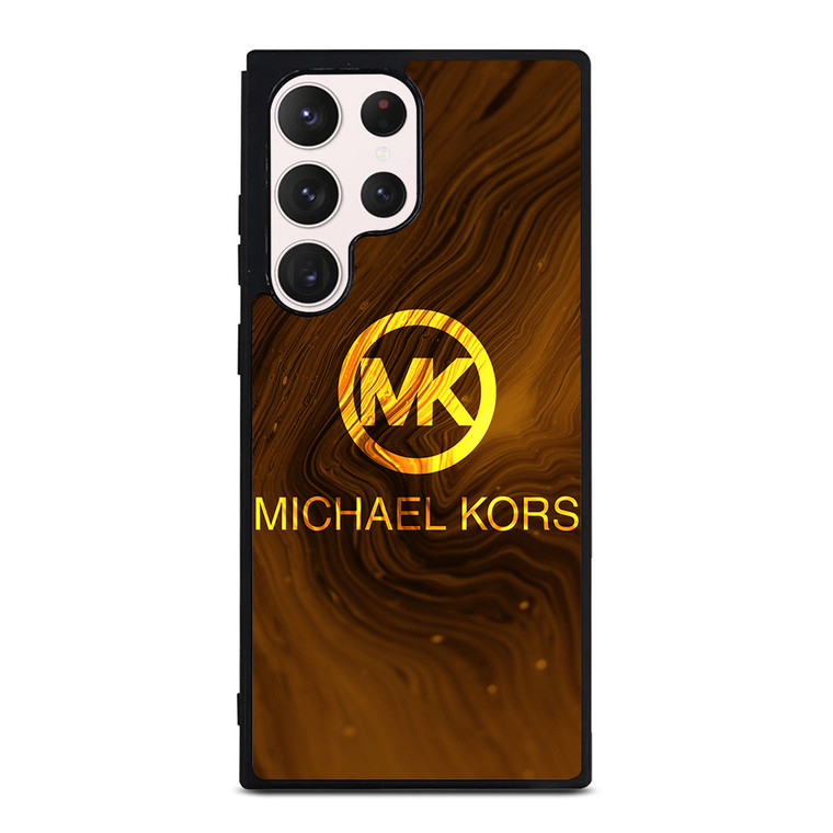 MICHAEL KORS LOGO GOLD Samsung Galaxy S23 Ultra Case