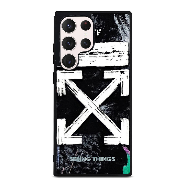 OFF WHITE LOGO 2 Samsung Galaxy S23 Ultra Case
