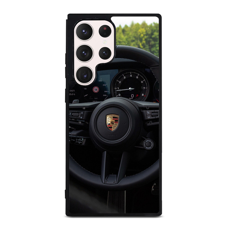 PORSCHE STEERING WHEEL 3 Samsung Galaxy S23 Ultra Case
