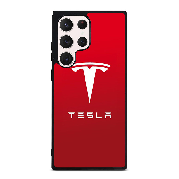 TESLA CAR LOGO 2 Samsung Galaxy S23 Ultra Case