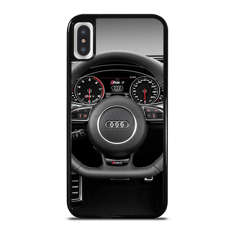 AUDI LOGO STREERING WHEEL iPhone X / XS Case