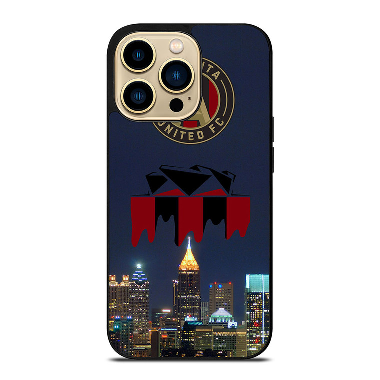 ATLANTA UNITED FC LOGO 4 iPhone 14 Pro Max Case