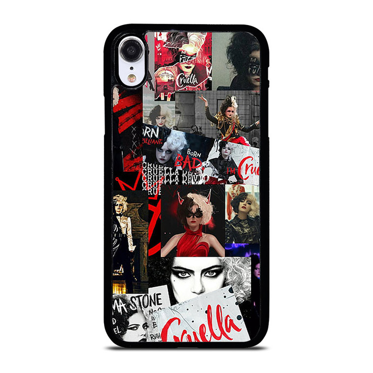 CRUELLA EMMA STONE COLLAGE iPhone XR Case