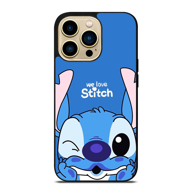 WE LOVE STITCH iPhone 14 Pro Max Case