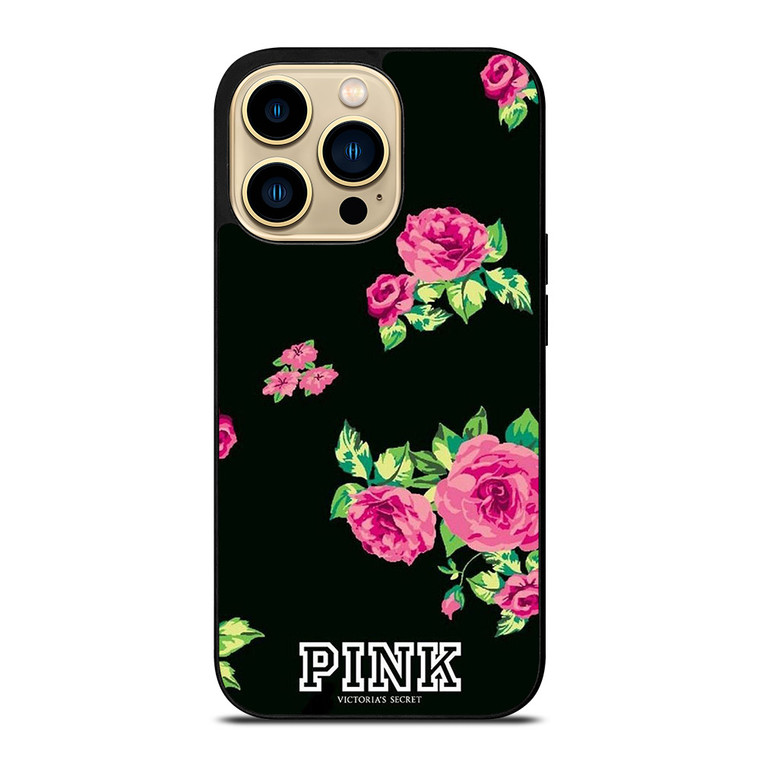 VICTORIA'S SECRET FLORAL PINK iPhone 14 Pro Max Case