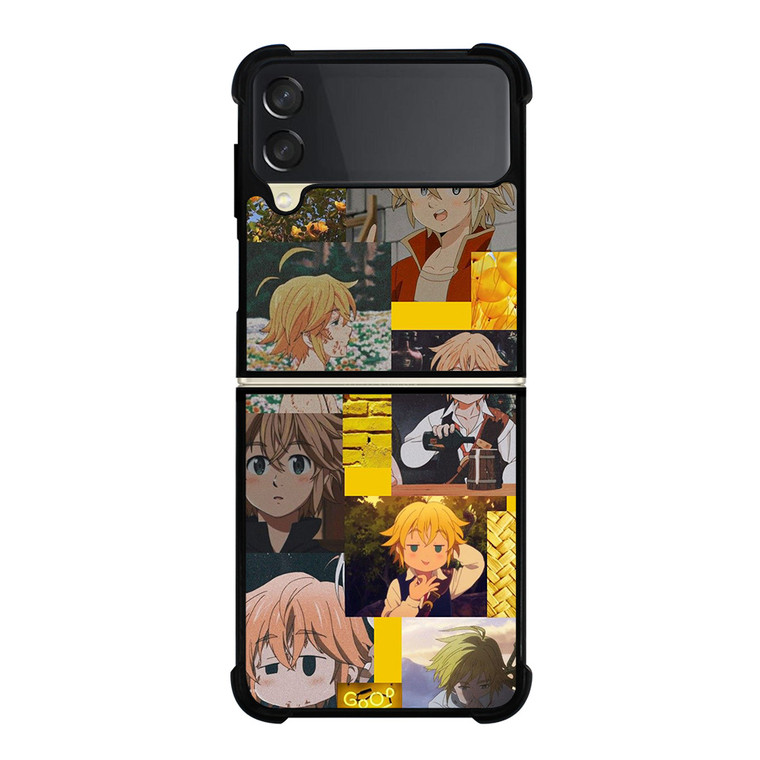 7 DEADLY SINS MELIODAS COLLAGE Samsung Z Flip 3 Case