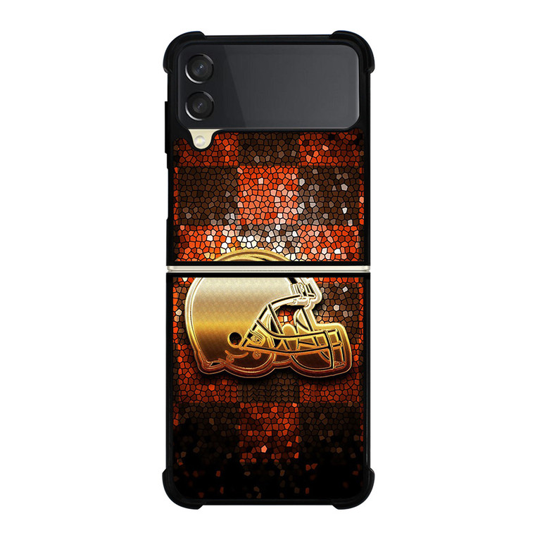 CLEVELAND BROWNS HELMET Samsung Z Flip 3 Case