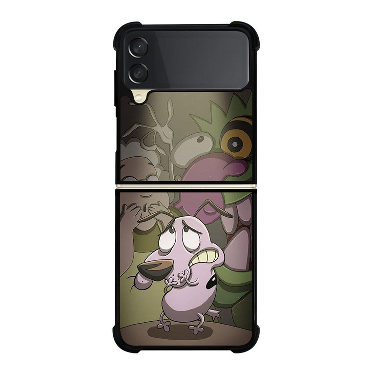 COURAGE THE COWARDLY DOG 3 Samsung Z Flip 3 Case