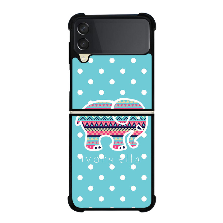 CUTE IVORY ELLA 3 Samsung Z Flip 3 Case