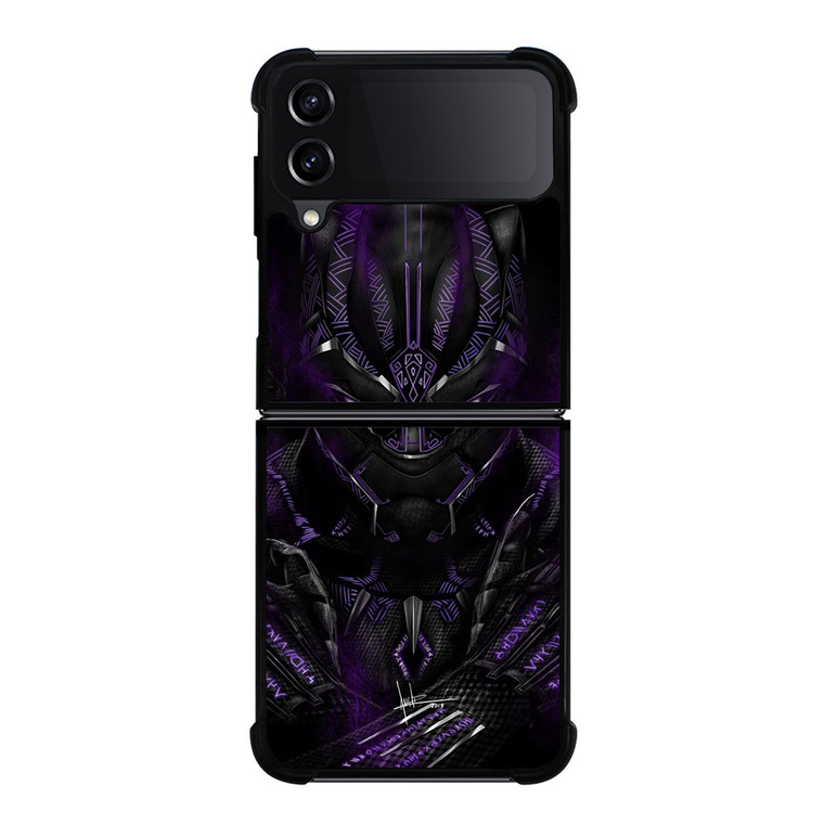 BLACK PANTHER MARVEL SUPERHERO Samsung Z Flip 4 Case
