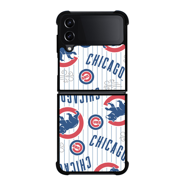 CHICAGO CUBS PATTERN Samsung Z Flip 4 Case