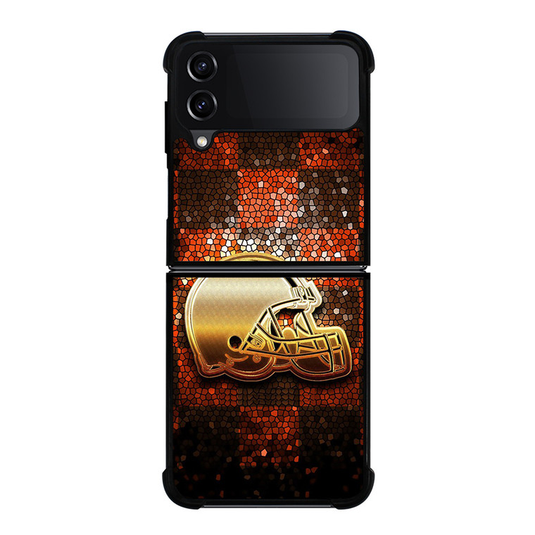 CLEVELAND BROWNS HELMET Samsung Z Flip 4 Case