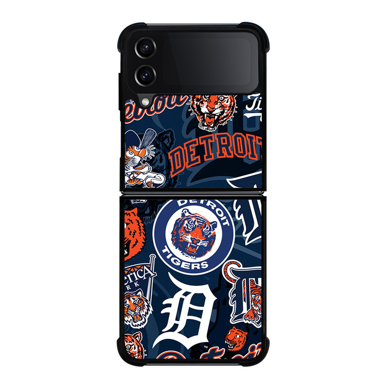 DETROIT TIGERS PATTERN Samsung Z Flip 4 Case