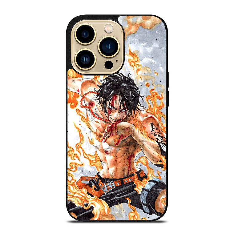 PORTGAS D ACE BLEEDING iPhone 14 Pro Max Case