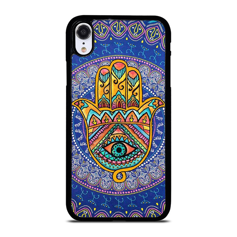 HAMSA EVIL EYE HAND iPhone XR Case
