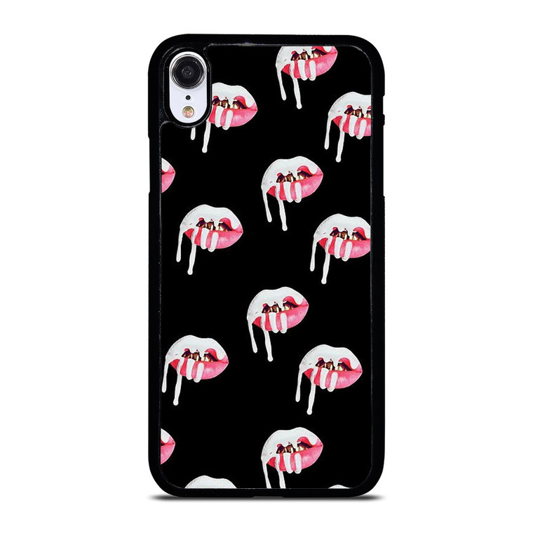 KYLIE LIPS COLLAGE iPhone XR Case
