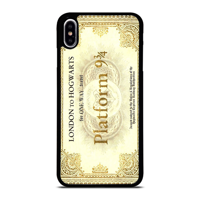 HARRY POTTER TICKET LONDON HOGWARTS iPhone XS Max Case