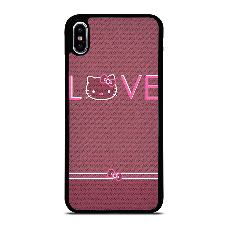 HELLO KITTY PINK LOVE 2 iPhone XS Max Case