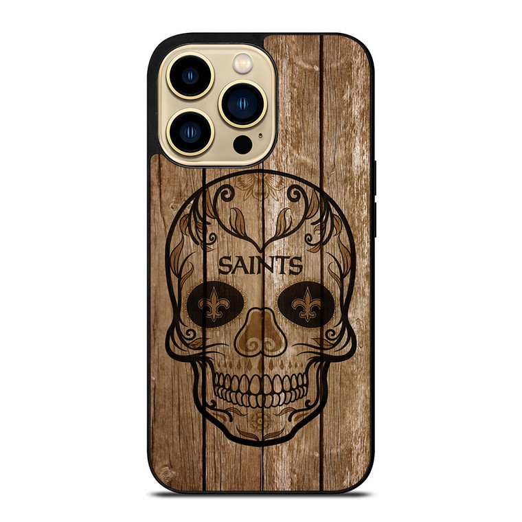 NEW ORLEANS SAINTS SKULL 2 iPhone 14 Pro Max Case