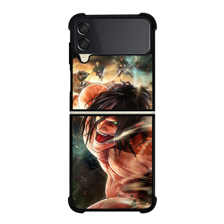 EREN ATTACK ON TITAN Samsung Z Flip 3 Case