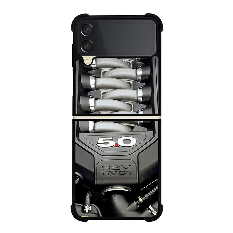 FORD MUSTANG ENGINE Samsung Z Flip 3 Case
