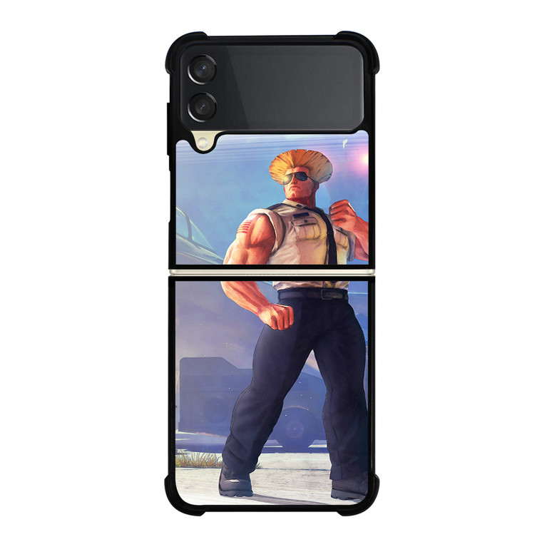 GUILE STREET FIGHTER Samsung Z Flip 3 Case
