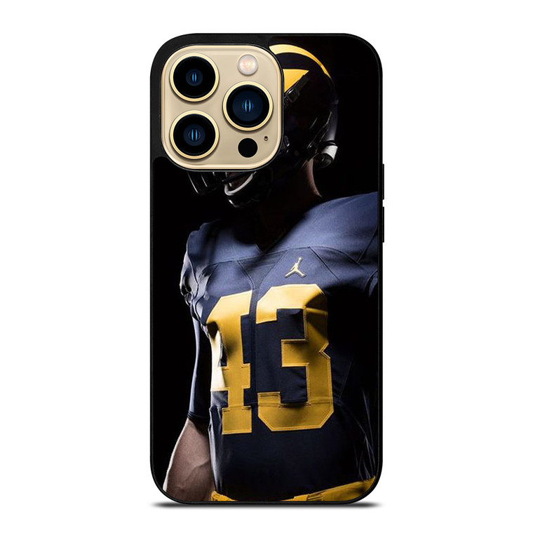 MICHIGAN WOLVERINES FOOTBALL 2 iPhone 14 Pro Max Case