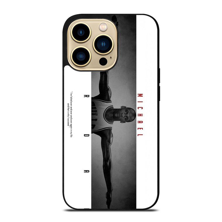 MICHAEL JORDAN CHICAGO BULLS 3 iPhone 14 Pro Max Case