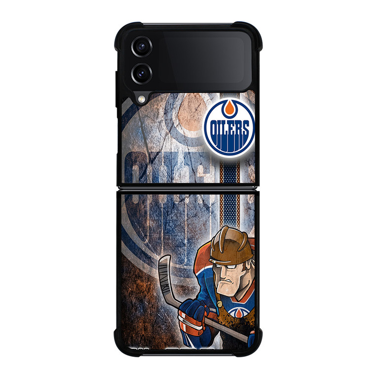 EDMONTON OILERS LOGO 2 Samsung Z Flip 4 Case