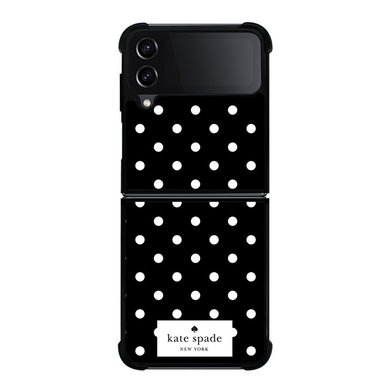 KATE SPADE POLKA BLACK Samsung Z Flip 4 Case