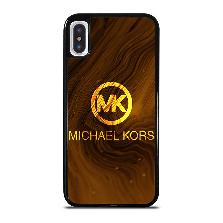 MICHAEL KORS LOGO GOLD iPhone X / XS Case