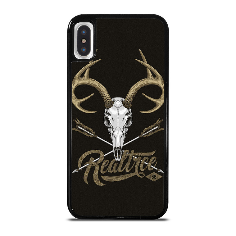 REALTREE DEER SKULL LOGO iPhone X / XS Case