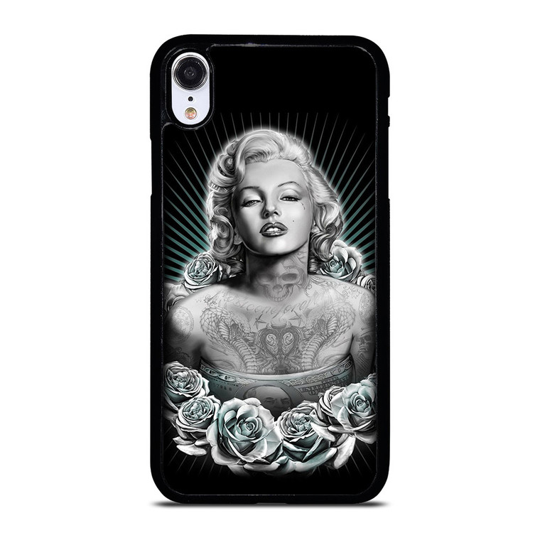 MARILYN MONROE WITH TATTOO iPhone XR Case MARILYN MONROE WITH TATTOO iPhone XR Case
