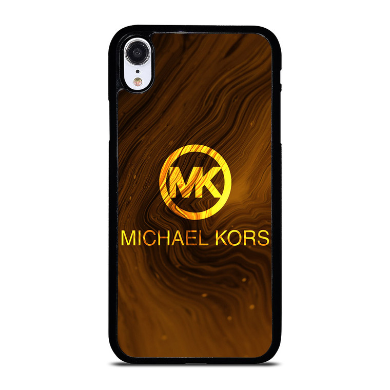 MICHAEL KORS LOGO GOLD iPhone XR Case