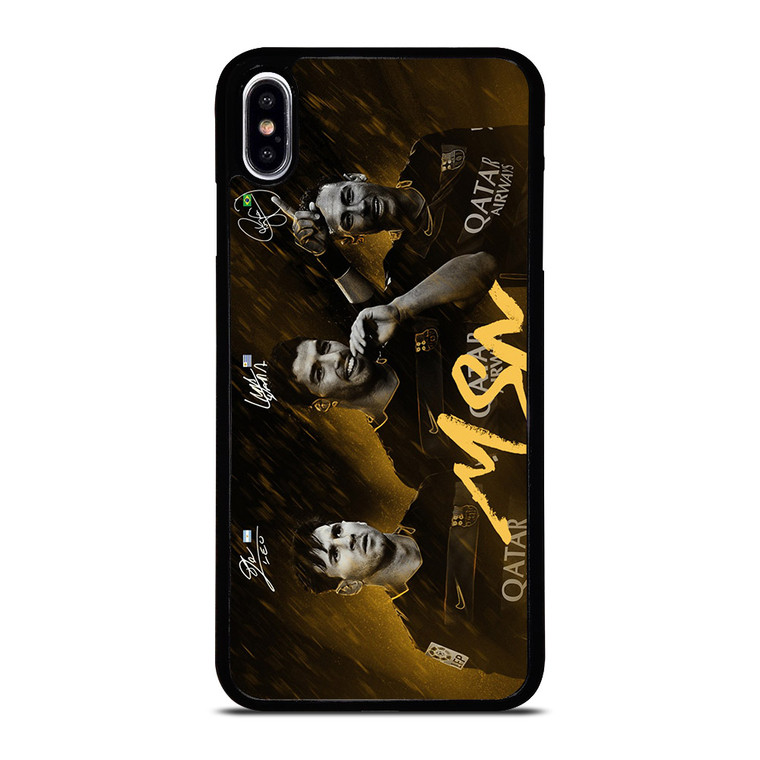 MESSI SUAREZ NEYMAR MSN BARCELONA iPhone XS Max Case