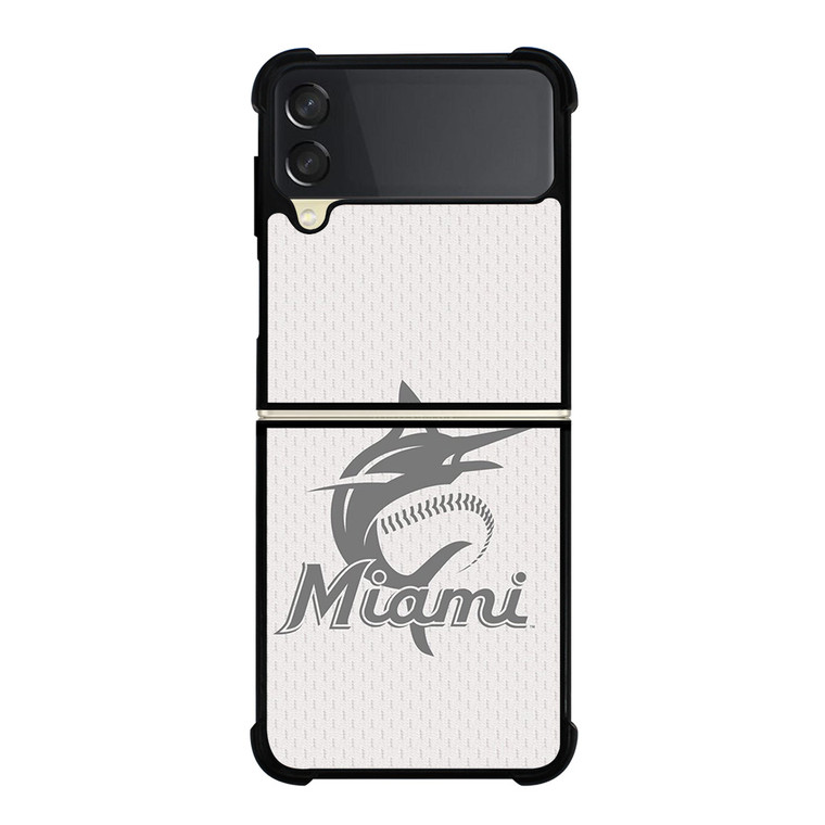MIAMI MARLINS MLB LOGO 2 Samsung Z Flip 3 Case